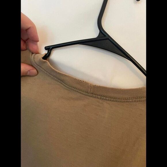 Carhartt Brown Pocket Tee Shirt Brown Mens Size Medium - Picture 6 of 7